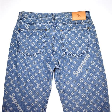 louis vuitton supreme denim pants|Denim Collection for Women .